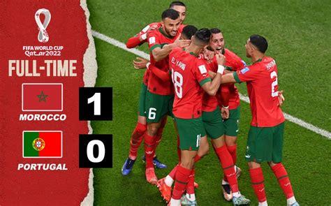 morocco vs portugal fifa live score